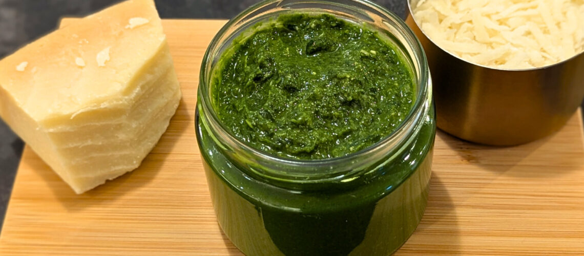 Leichtes Bärlauchpesto ohne Öl